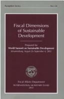Fiscal dimensions of sustainable development