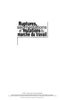 Ruptures/segmentations/mutations travail