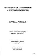 The thought of Jacques Ellul