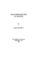 Arab personalities in politics