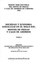 Sociedad y economía andaluzas en el siglo XIX