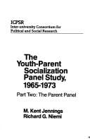 Youth-parent socialization panel study, 1965-1973