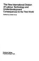 The New international division of labour, technology and underdevelopment