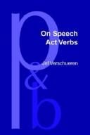 On speech act verbs