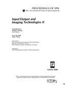 Input/output and imaging technologies II