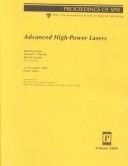 Advanced high-power lasers