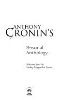 Anthony Cronin's personal anthology