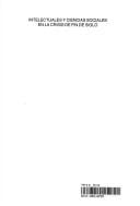 Intelectuales y ciencias sociales en la crisis de fin de siglo