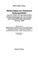 Bücherschätze der rheinischen Kulturgeschichte