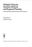 Multiple objective decision methods and regional planning