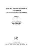 Genetics and heterogeneity of common gastrointestinal disorders