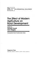 The Effect of modern agriculture on rural development