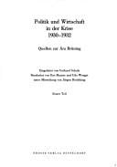 Politik und Wirtschaft in der Krise 1930-1932