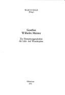 Goethes Wilhelm Meister