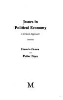 Issues in political economy