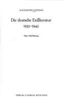 Die deutsche Exilliteratur 1933-1945