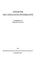 Didaktik des Englischunterrichts