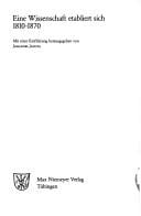 Eine Wissenschaft etabliert sich