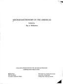 Archaeoastronomy in the Americas