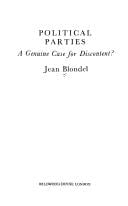 Political parties ; a genuine case for discontent?