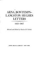 Arna Bontemps-Langston Hughes letters, 1925-1967
