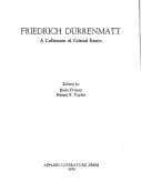 Friedrich Dürrenmatt, a collection of critical essays