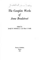 The complete works of Anne Bradstreet