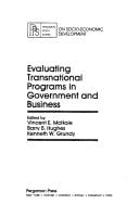 Evaluating transnational programs in government and business