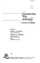 Computers for business, a book of readings