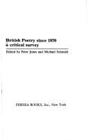 British poetry since 1970