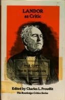 Landor as critic