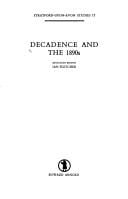 Decadence and the 1890s