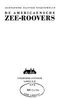 De  Americaensche zee-roovers
