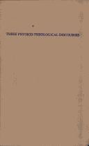 Three physico-theological discourses