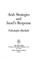 Arab strategies and Israel's response