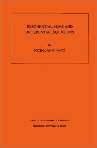 Exponential sums and differential equations