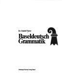 Baseldeutsch-Grammatik