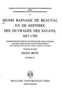 Henri Basnage de Beauval en de Histoire des ouvrages des savans, 1687-1709