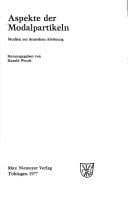 Aspekte der Modalpartikeln