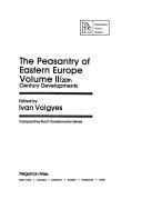 The Peasantry of Eastern Europe