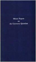 Minor papers on the currency question, 1809-1823