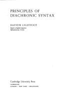 Principles of diachronic syntax