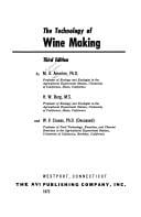 The technology of wine making