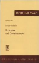 Rechtsstaat und Gewaltmonopol