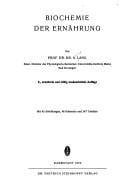 Biochemie der Ernährung