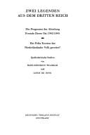 Zwei Legenden aus dem Dritten Reich
