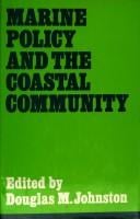 Marine policy and the coastal community