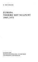 Europa voorbij het nulpunt 1969-1975