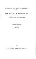 Mensch Wanderer