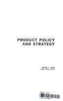 Product policy and strategy